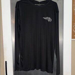 Real Life Men's Black Long Sleeve Shirt
